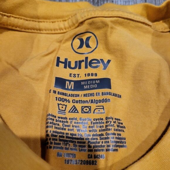 Hurley Est 1998 Logo Graphic Crew Neck Short Sleeve Tee Shirt Men's Size Medium - Picture 4 of 6